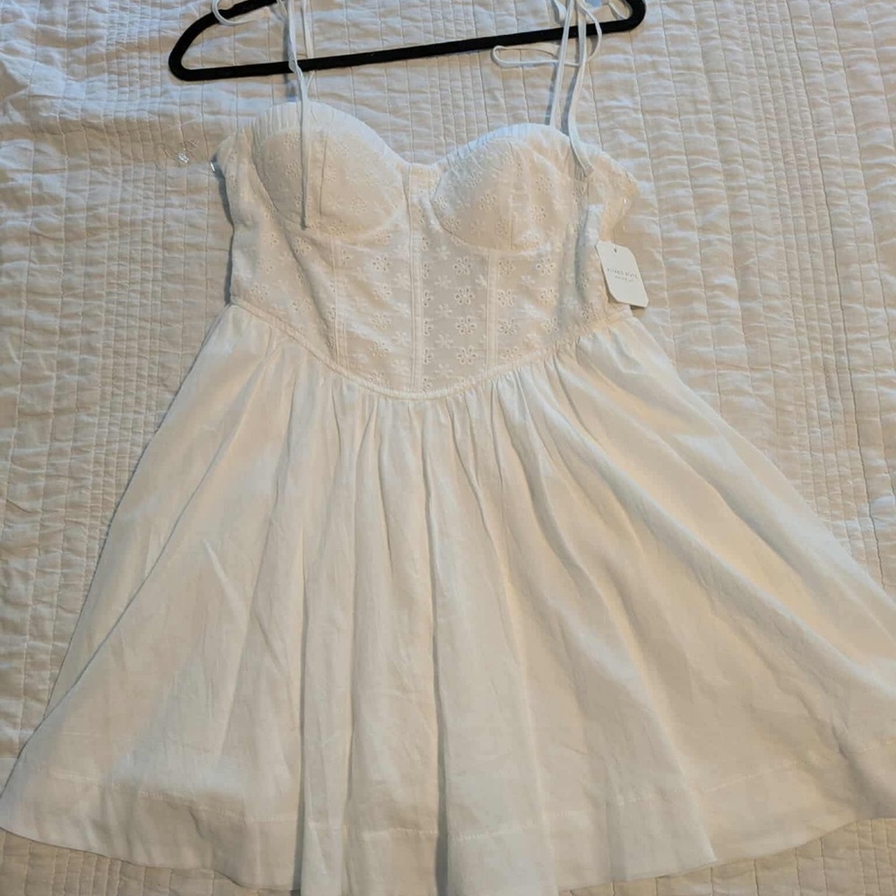 Altar'd State White Floral Summer Dress